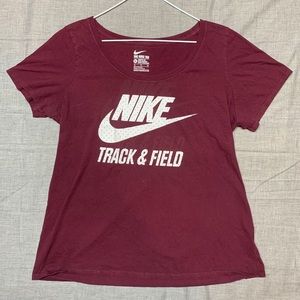 Nike Track & Field Shirt Athletic Cut Nike Womens